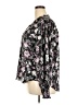 Vince Camuto 100% Polyester Floral Black Long Sleeve Blouse Size XXL - photo 5