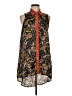 Mono b 100% Polyester Paisley Brown Casual Dress Size M - photo 1