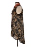 Mono b 100% Polyester Paisley Brown Casual Dress Size M - photo 5