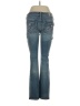 Express Jeans Hearts Blue Jeans Size 25 waist - photo 2