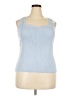 Halogen Blue Sleeveless Top Size XXL - photo 1