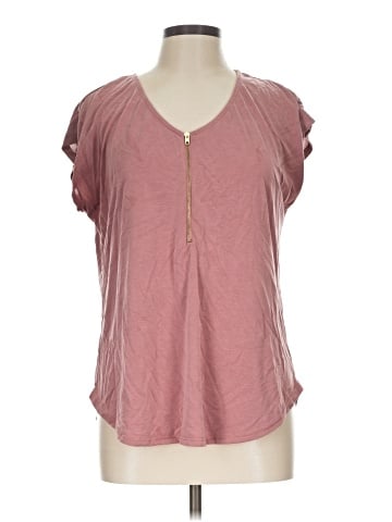 Green Envelope Short Sleeve Top (view 1)