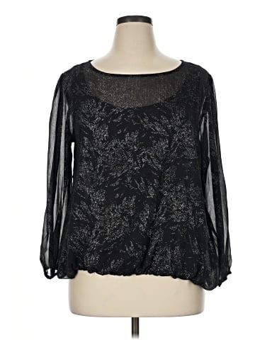 Ann Taylor Factory Long Sleeve Blouse (view 1)