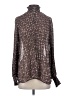 CAbi 100% Polyester Brown Long Sleeve Blouse Size XS - photo 1