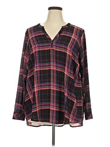 Torrid Long Sleeve Henley (view 1)