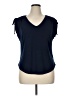 Green Envelope Blue Short Sleeve Top Size XL - photo 1