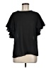 Truth NYC 100% Polyester Black Short Sleeve Top Size M - photo 1