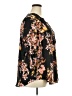 Torrid 100% Polyester Floral Black 3/4 Sleeve Blouse Size 3X Plus (3) - photo 4