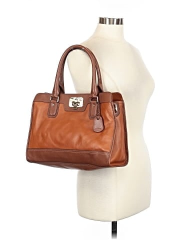 Cole Haan Leather Satchel (view 2)