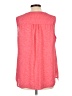 Chaus 100% Polyester Pink Sleeveless Blouse Size L - photo 2
