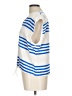 Nine West Blue Sleeveless Button-Down Shirt Size L - photo 5
