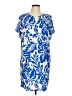 Shein Print Blue Casual Dress Size 12 - photo 1