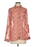 Kut from the Kloth 100% Polyester Paisley Pink Long Sleeve Blouse Size S - photo 1
