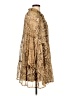 H&M 100% Polyester Paisley Gold Cocktail Dress Size 12 - photo 4