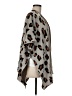 Unbranded 100% Acrylic Animal Print Gray Ivory Cardigan One size - photo 4