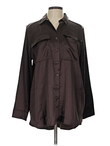 Simply Vera Vera Wang Long Sleeve Button-Down Shirt (view 1)
