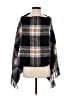 Just Be... 100% Polyester Plaid Black Gray Wrap One size - photo 1