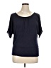 By & By Blue Short Sleeve Top Size XL - photo 1