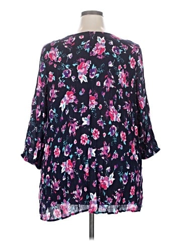 Woman Within 3/4 Sleeve Blouse (view 2)