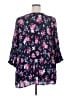 Woman Within 100% Rayon Black 3/4 Sleeve Blouse Size 30 (3X) - photo 2