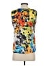 Kasper 100% Polyester Orange Sleeveless Blouse Size XS - photo 2