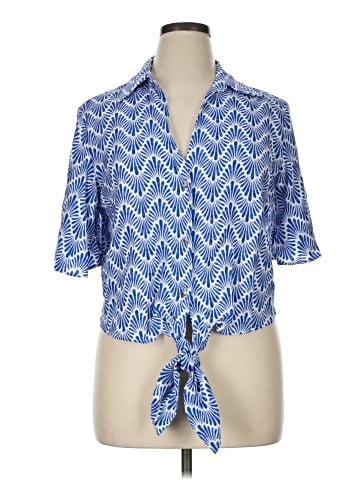 MNG Short Sleeve Blouse (view 1)