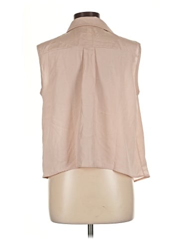 Wyatt Sleeveless Button-Down Shirt (view 2)