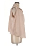 Wyatt Tan Sleeveless Button-Down Shirt Size L - photo 4