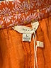 Sim & Sam 100% Rayon Paisley Orange Casual Skirt Size L - photo 4