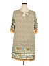 Halife Print Orange Casual Dress Size XXL - photo 1
