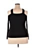 Shein Curve Black Long Sleeve Top Size 1X - photo 2