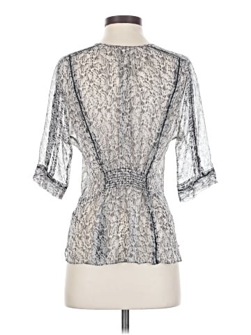 Rebecca Taylor 3/4 Sleeve Silk Top (view 2)
