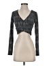 Divided by H&M Silver Long Sleeve Top Size S - photo 1