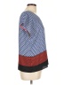 Vince Camuto 100% Polyester Blue Short Sleeve Blouse Size L - photo 4