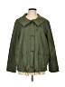 J.Crew 100% Cotton Solid Green Raincoat Size 12 - photo 1