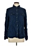 Harper 100% Lyocell Blue Long Sleeve Button-Down Shirt Size L - photo 1