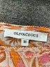 Olivaceous 100% Cotton Orange 3/4 Sleeve Blouse Size M - photo 7