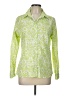 Chadwicks Paisley Green Long Sleeve Blouse Size 12 - photo 1