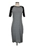 Lularoe Solid Gray Casual Dress Size S - photo 1
