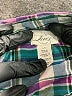 Levi's 100% Cotton Plaid Green 3/4 Sleeve Button-Down Shirt Size L - photo 7