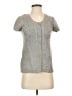 Daytrip 100% Acrylic Gray Short Sleeve Top Size S - photo 1