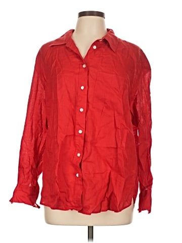 Gap Long Sleeve Button-Down Shirt (view 1)