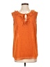 CAbi 100% Polyester Orange Sleeveless Blouse Size S - photo 1