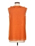 CAbi 100% Polyester Orange Sleeveless Blouse Size S - photo 2
