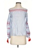 Design History Blue Long Sleeve Blouse Size XS - photo 1