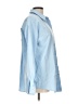 Unbranded 100% Polyester Blue Long Sleeve Blouse Size L - photo 4