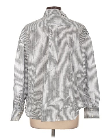 Gap 3/4 Sleeve Button-Down Shirt (view 2)