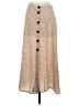 Crescent 100% Polyester Paisley Tan Casual Skirt Size S - photo 1
