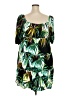 Soma Tropical Green Cocktail Dress Size XXL - photo 2