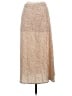 Crescent 100% Polyester Paisley Tan Casual Skirt Size S - photo 2